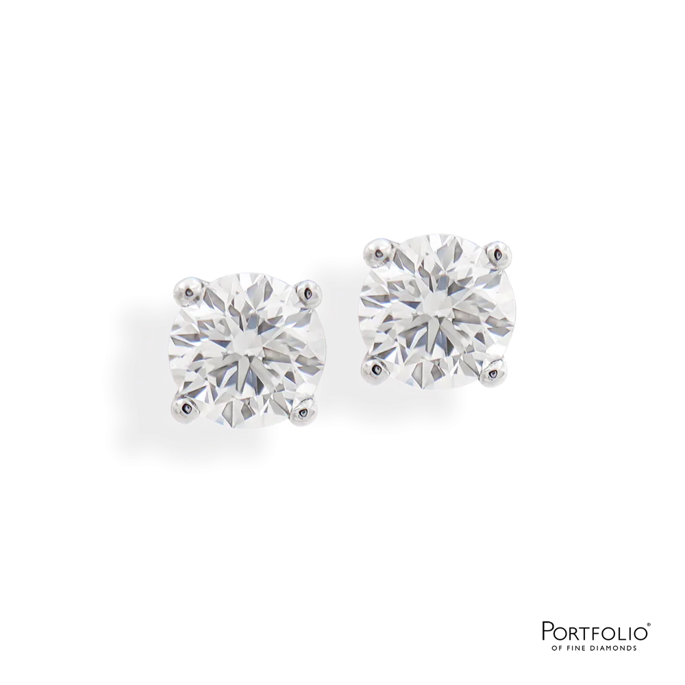 0.39ct Diamond White Gold Earrings