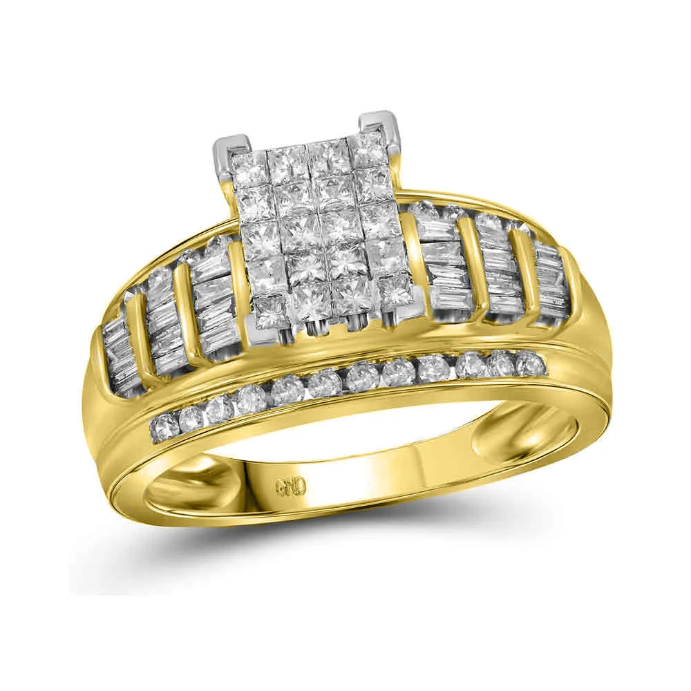 10k Men's Yellow Gold Bridal Engagement Ring