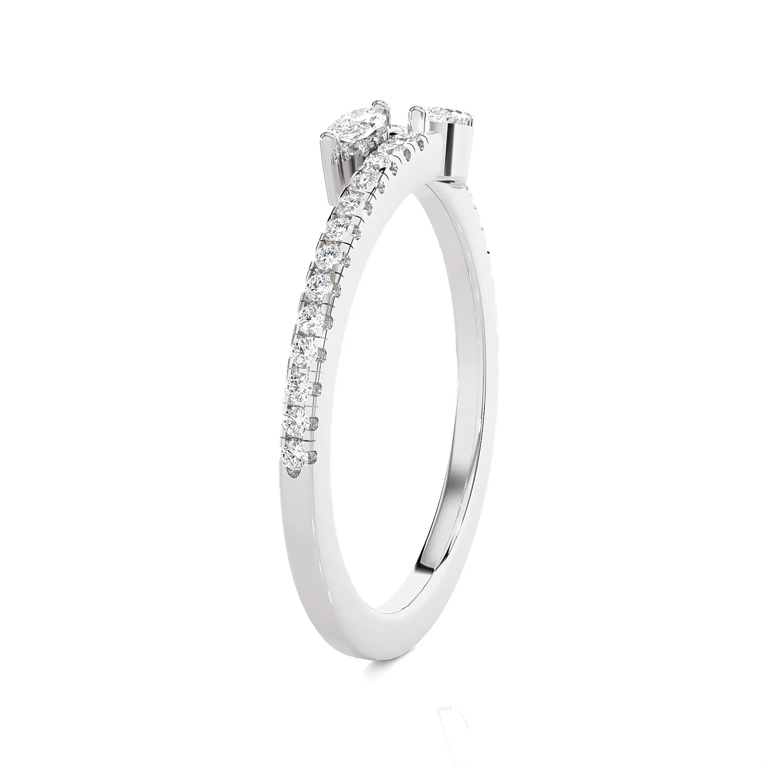 1/3 ctw Marquise Lab Grown Diamond Ring