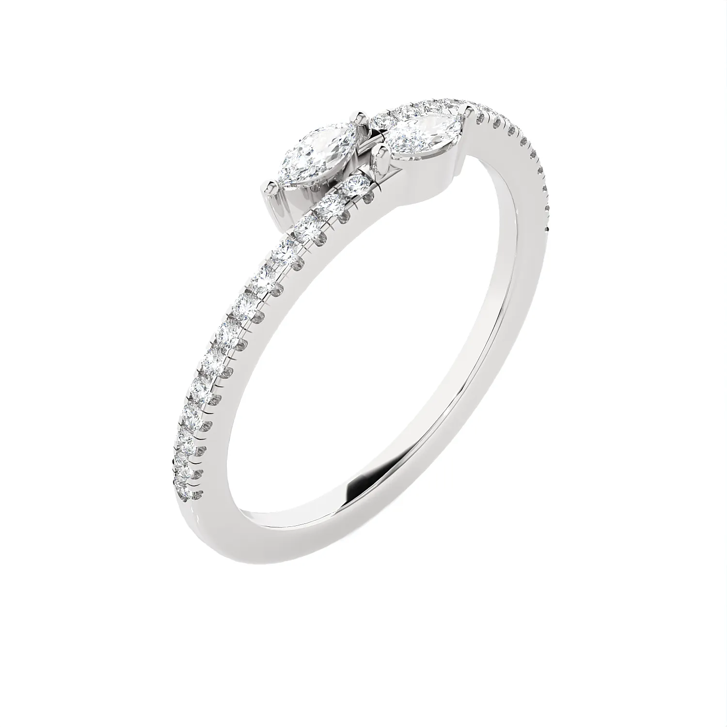 1/3 ctw Marquise Lab Grown Diamond Ring