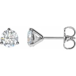 14K Gold 1CTW Diamond Stud Earrings SI