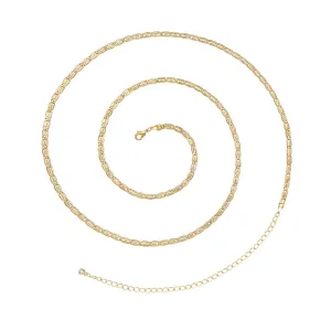 14K Gold Adjustable Sexy Waist Body Chains-Stud Chain