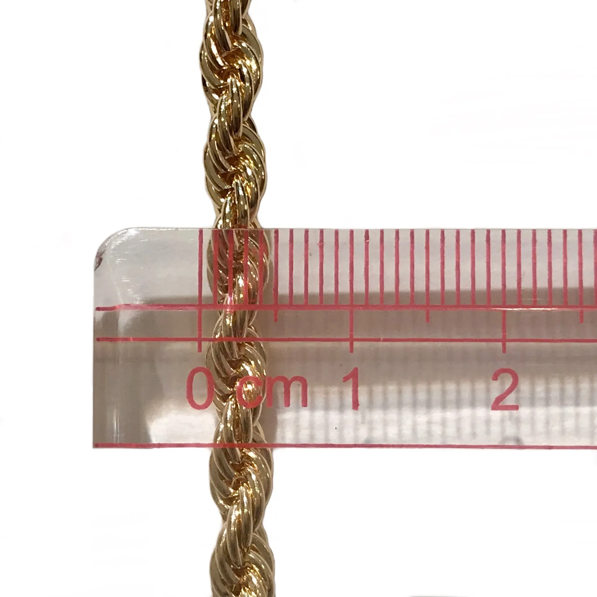 18K Gold Filled Thick Rope 5mm Chain Anklet