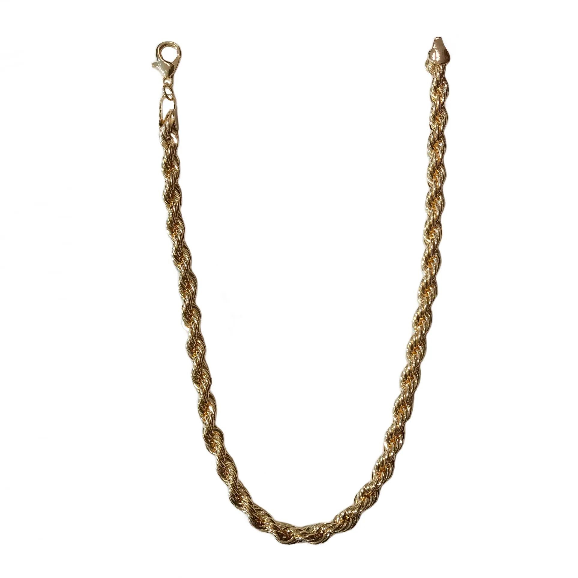 18K Gold Filled Thick Rope 5mm Chain Anklet