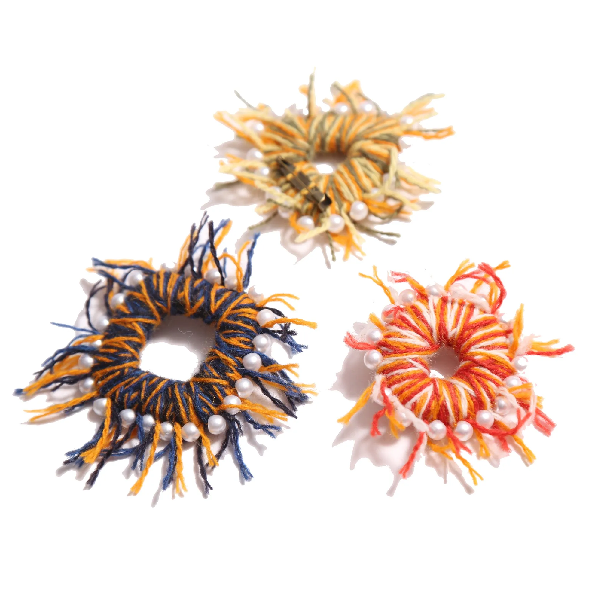 AELA FRINGE BROOCHES (SET OF 3)