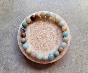 Amazonite Stretch Bracelet 8mm