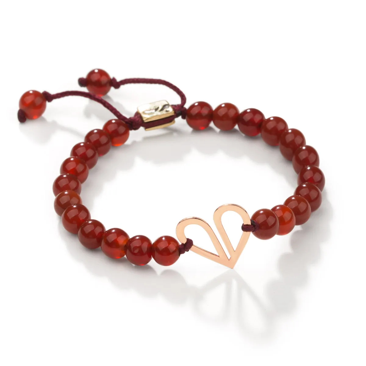 Ava Heart Beads Bracelet