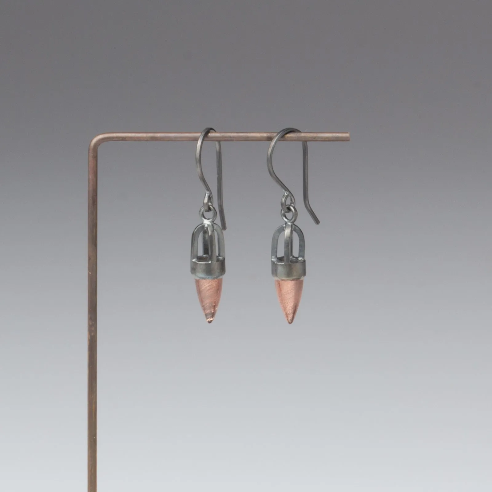 Brilliant Sunstone Buoy Earrings