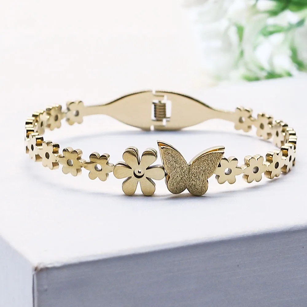 Butterfly & Flower Bracelet (10619)  - Fluffy