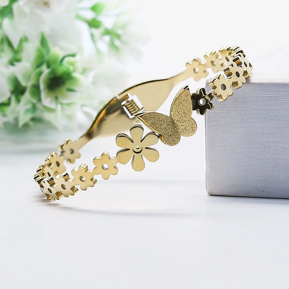 Butterfly & Flower Bracelet (10619)  - Fluffy