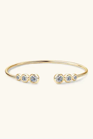 Celestial Elegance 1.8 Carat Moissanite Sterling Silver Bracelet