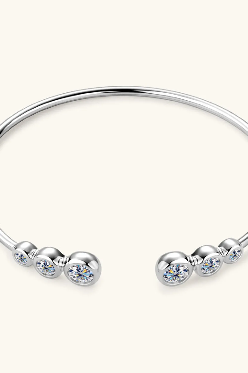 Celestial Elegance 1.8 Carat Moissanite Sterling Silver Bracelet