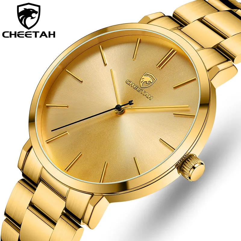 CHEETAH CH1615 GEM - Men's Classy and Minimalist Gold Watch