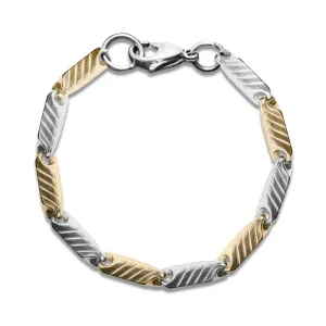 Chevron Steel Bracelet