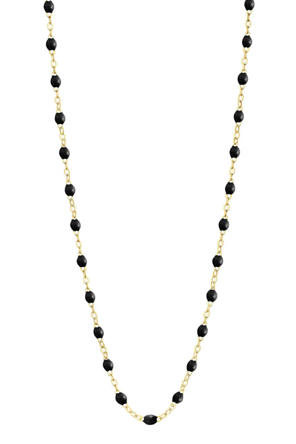 Classic Gigi Necklace Black-17.7"