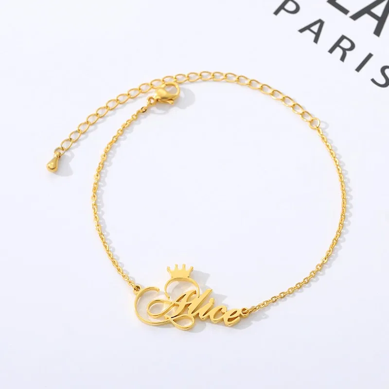 Customized Anklets With Names- Anklet Bracelet-Gifts For Women