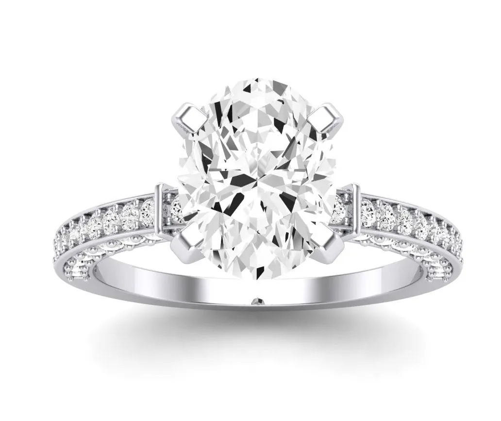 Daphne - Oval Diamond Engagement Ring