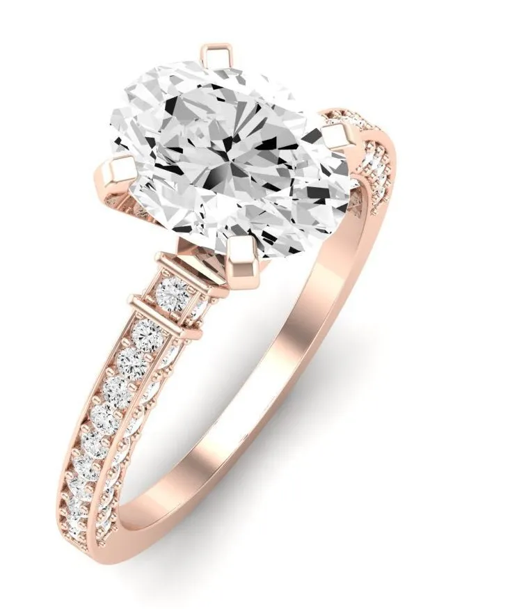 Daphne - Oval Diamond Engagement Ring