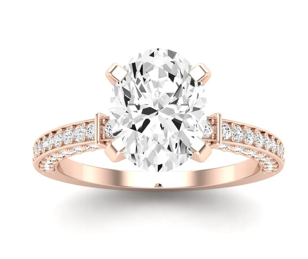 Daphne - Oval Diamond Engagement Ring