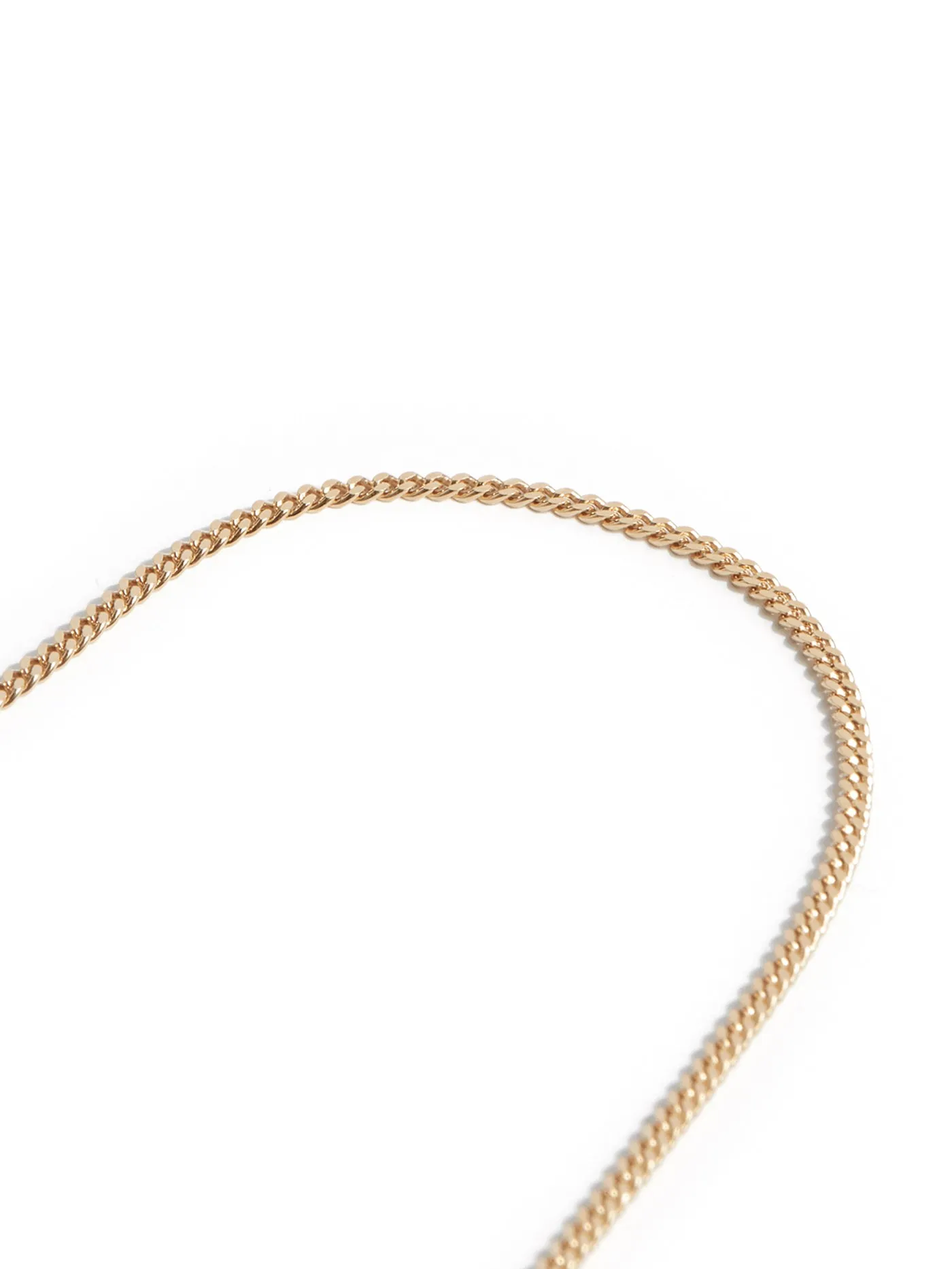 Delicate Curb Anklet In Gold