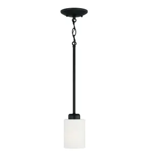 Dixon 1-Light Pendant in Matte Black