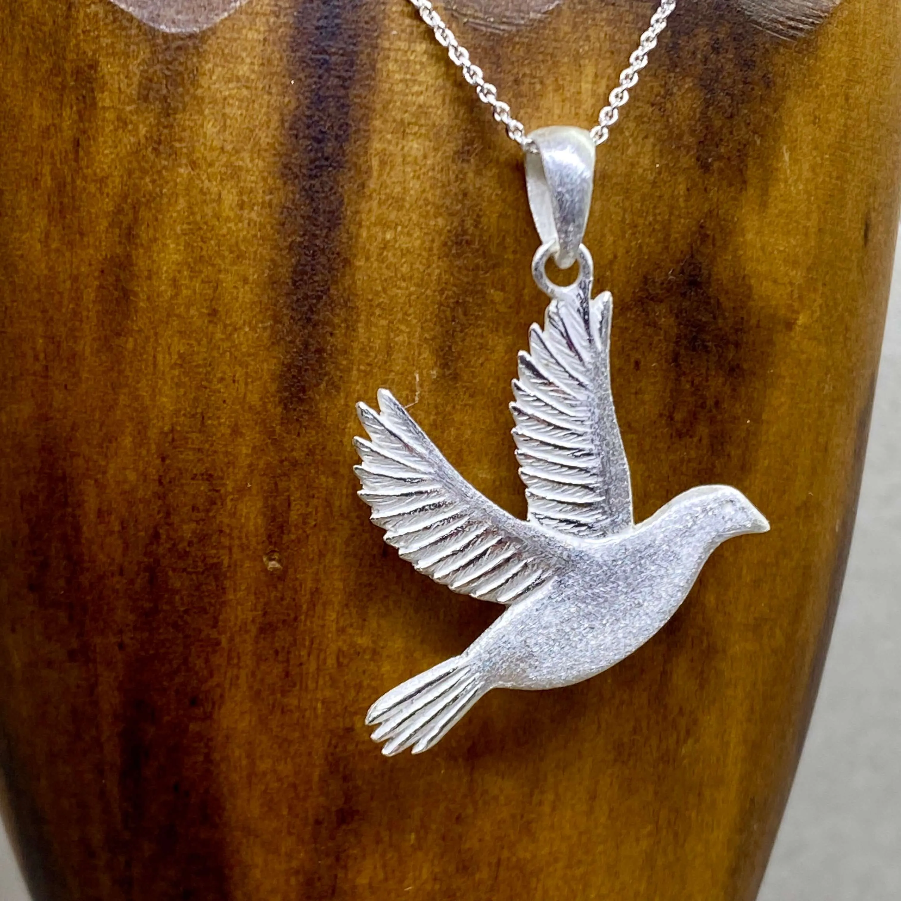 Doves Grace - Dove of peace Pendant & Earring Set