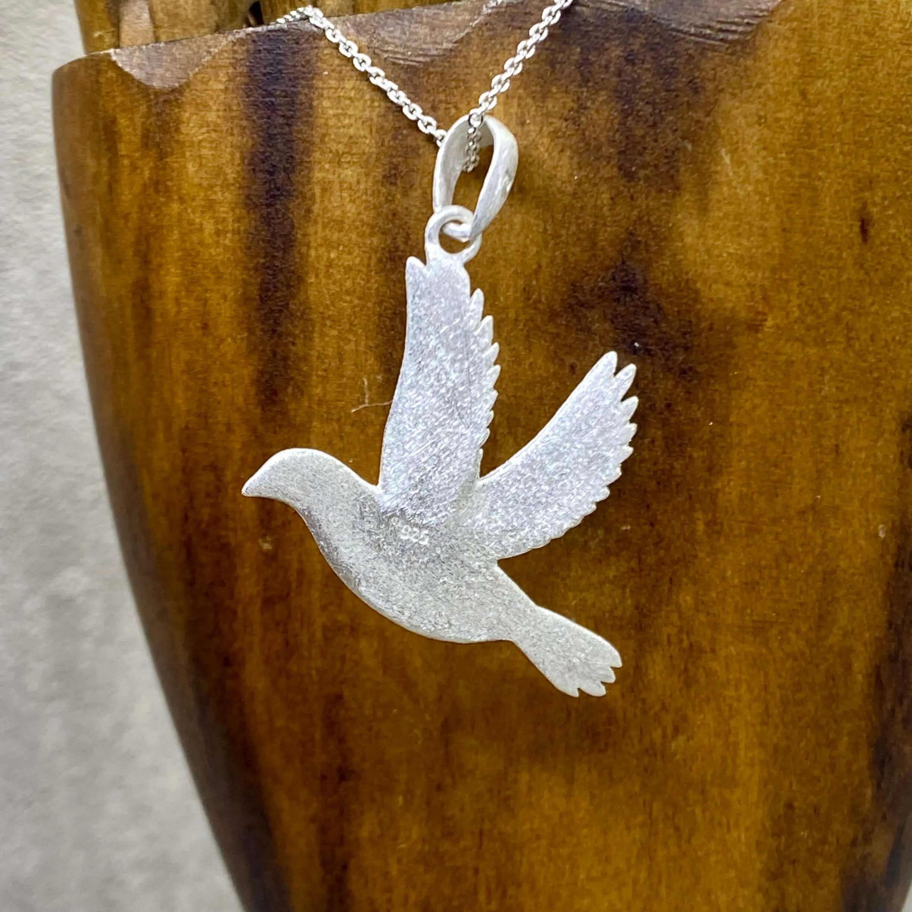 Doves Grace - Dove of peace Pendant & Earring Set