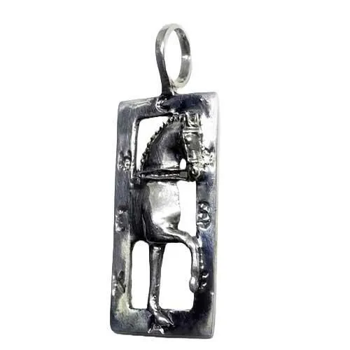 Enter at A Dressage Horse Pendant Necklace