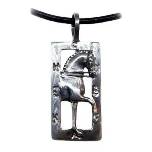 Enter at A Dressage Horse Pendant Necklace