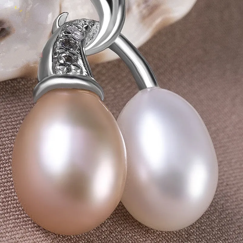 Exclusive styles 8-9 mm natural freshwater pearl necklace pendant pendant