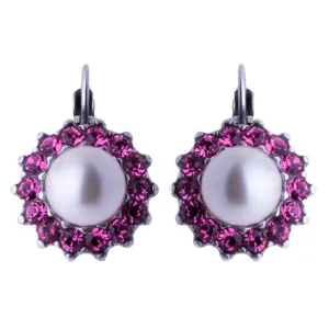 Extra Luxurious Rosette Leverback Earrings in "Roxanne" *Custom*