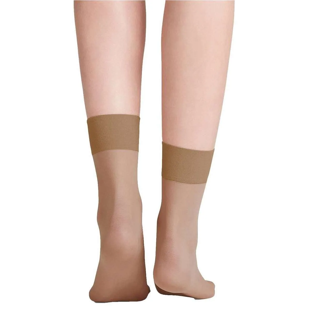 Falke Pure Matt 20 Denier Anklets - Powder Tan