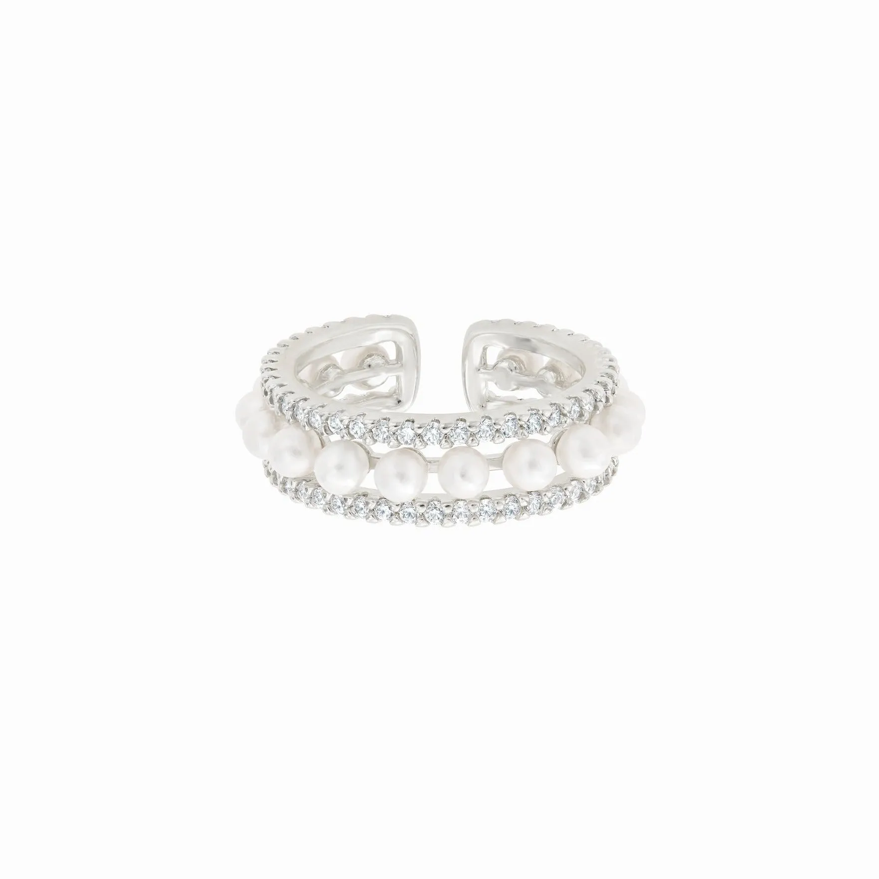 Fleur Pearl Statement Ring