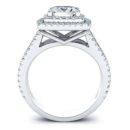 Flora - Princess Diamond Engagement Ring