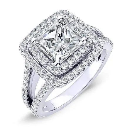 Flora - Princess Diamond Engagement Ring