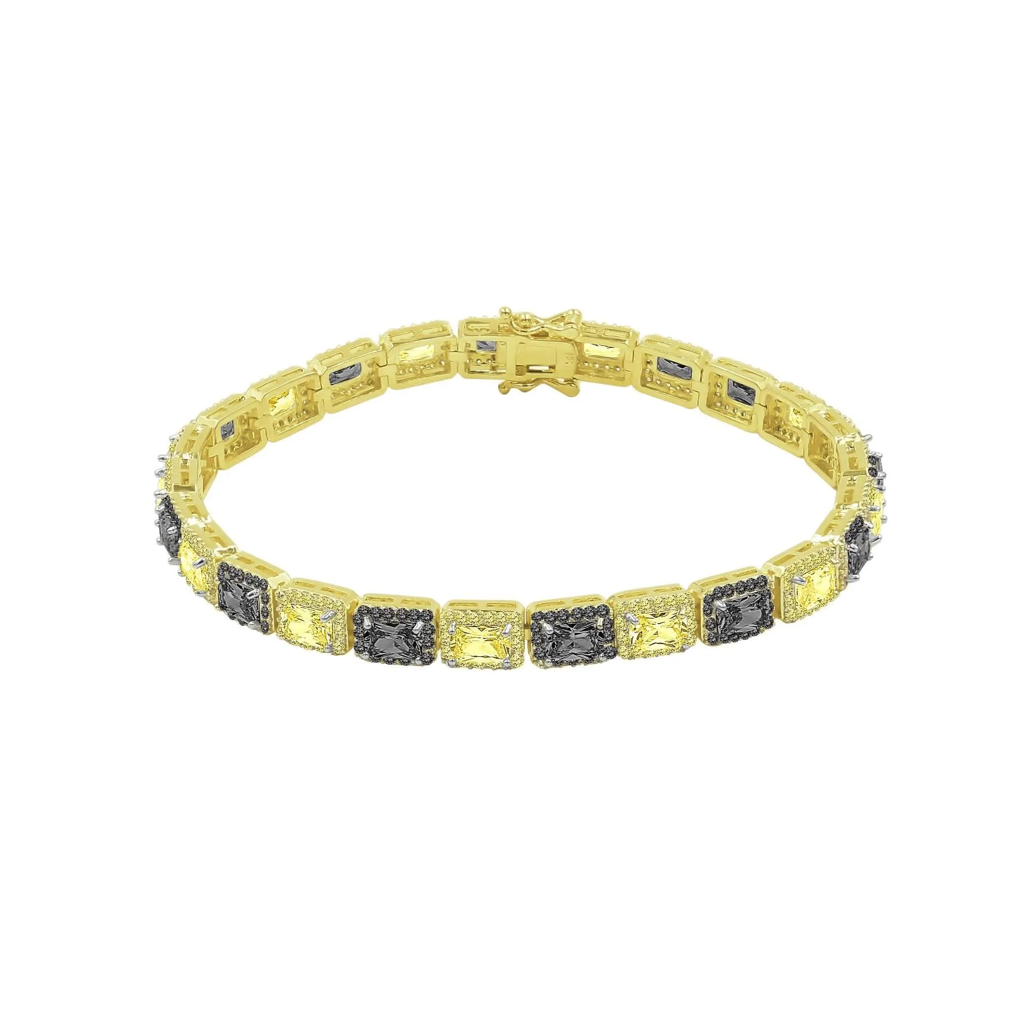 Foxy Luxe 6MM Square Shimmer Tennis Bracelet