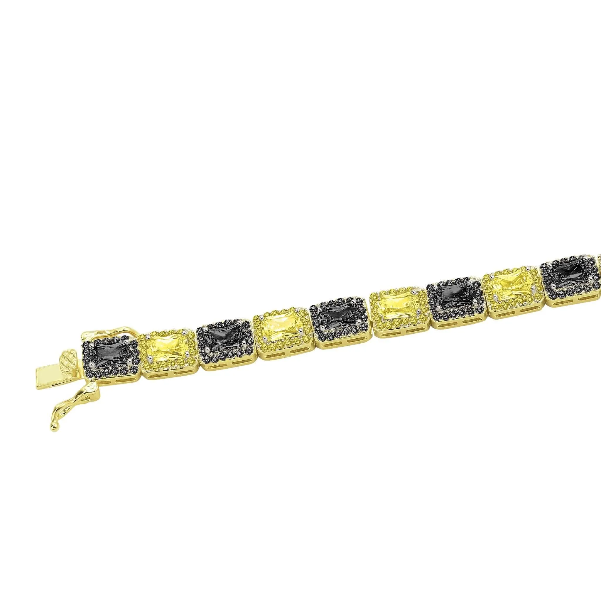 Foxy Luxe 6MM Square Shimmer Tennis Bracelet