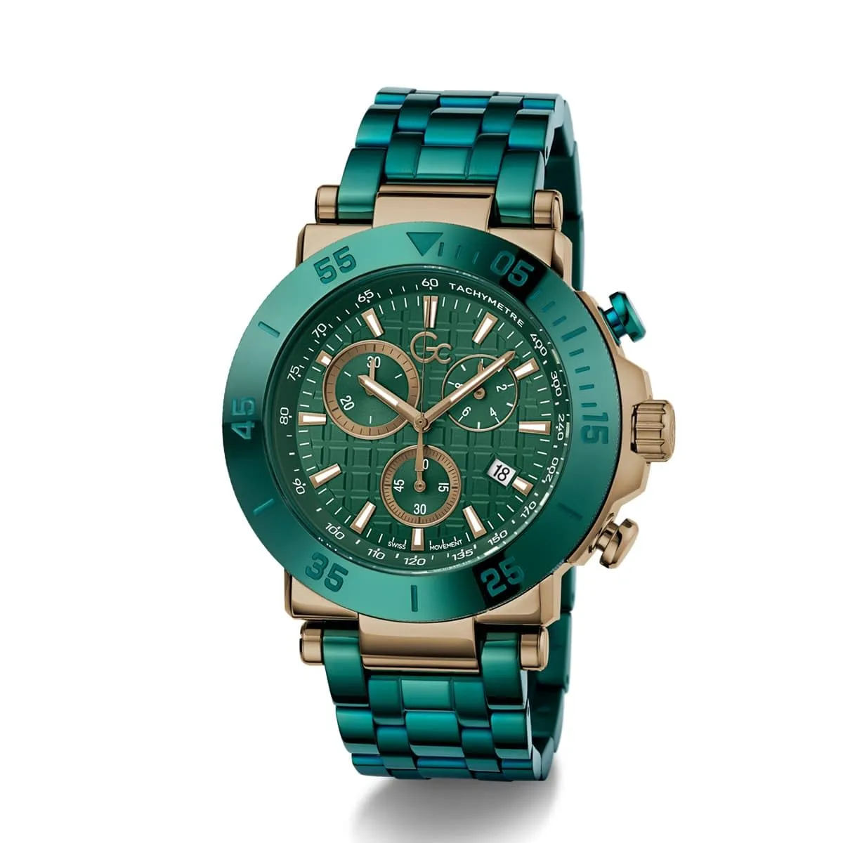 GC Analog Green Dial Men's Watch-Y70009G5MF