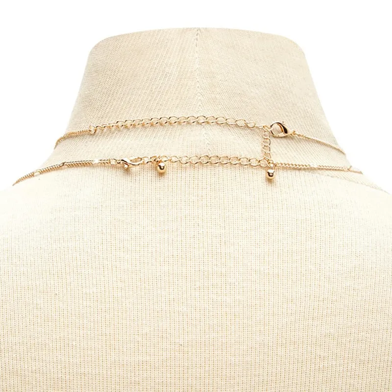 Gold Chain Multi-Layer Collar