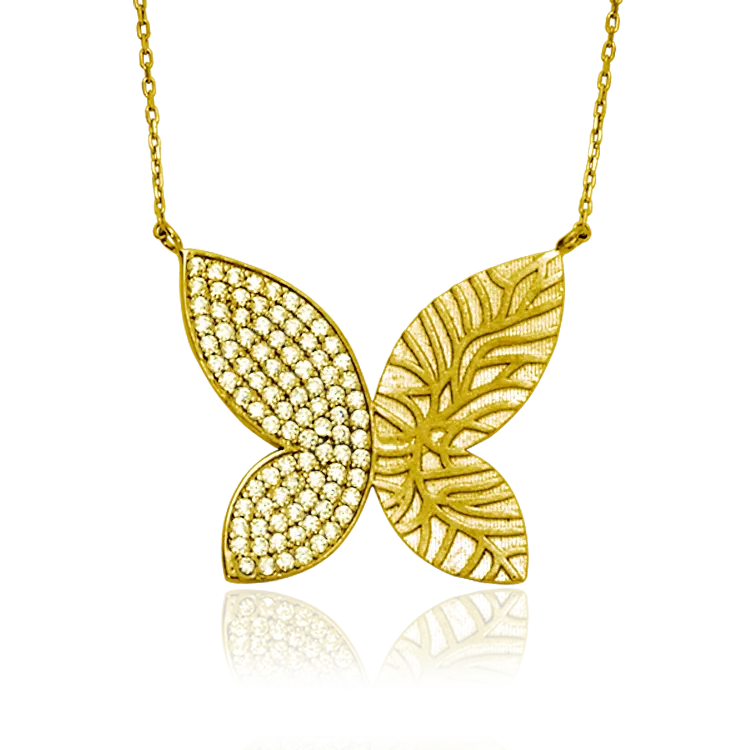 Hanging Butterfly Necklace