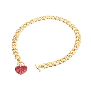 Heart Toggle Necklace