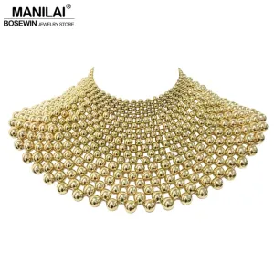 Indian Jewelry Handmade Beaded Statement Necklaces For Women