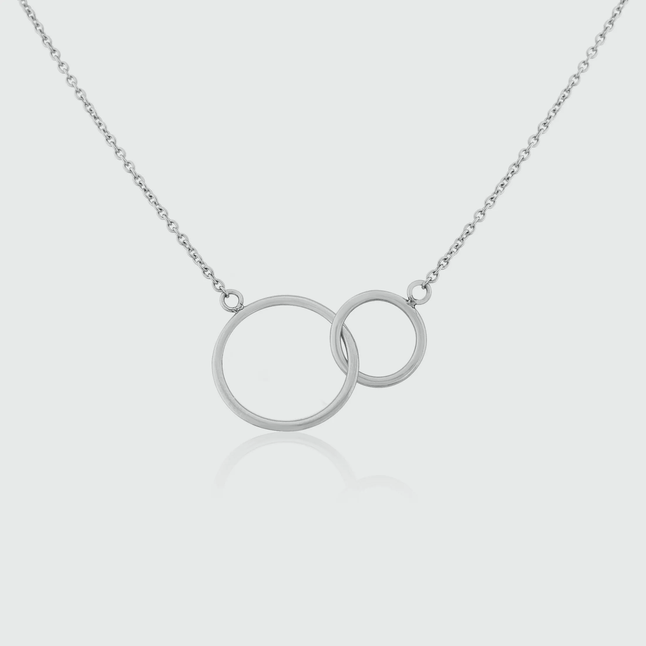 Kelso Sterling Silver Rings Necklace