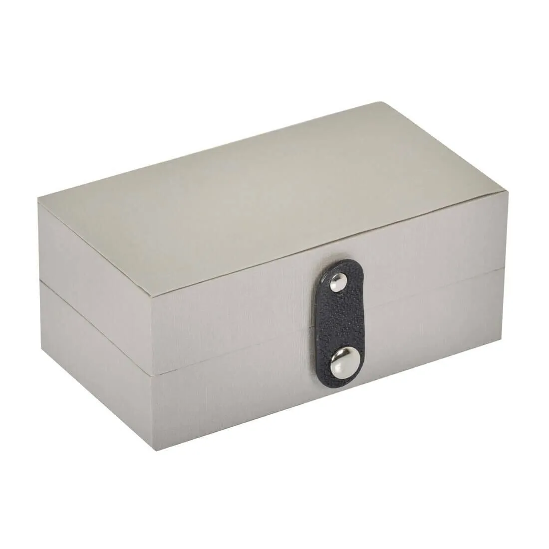 Large Lockable Jewellery Box With Faux Leather Travel Case