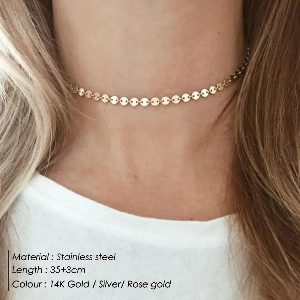 Layered Pendant Chokers