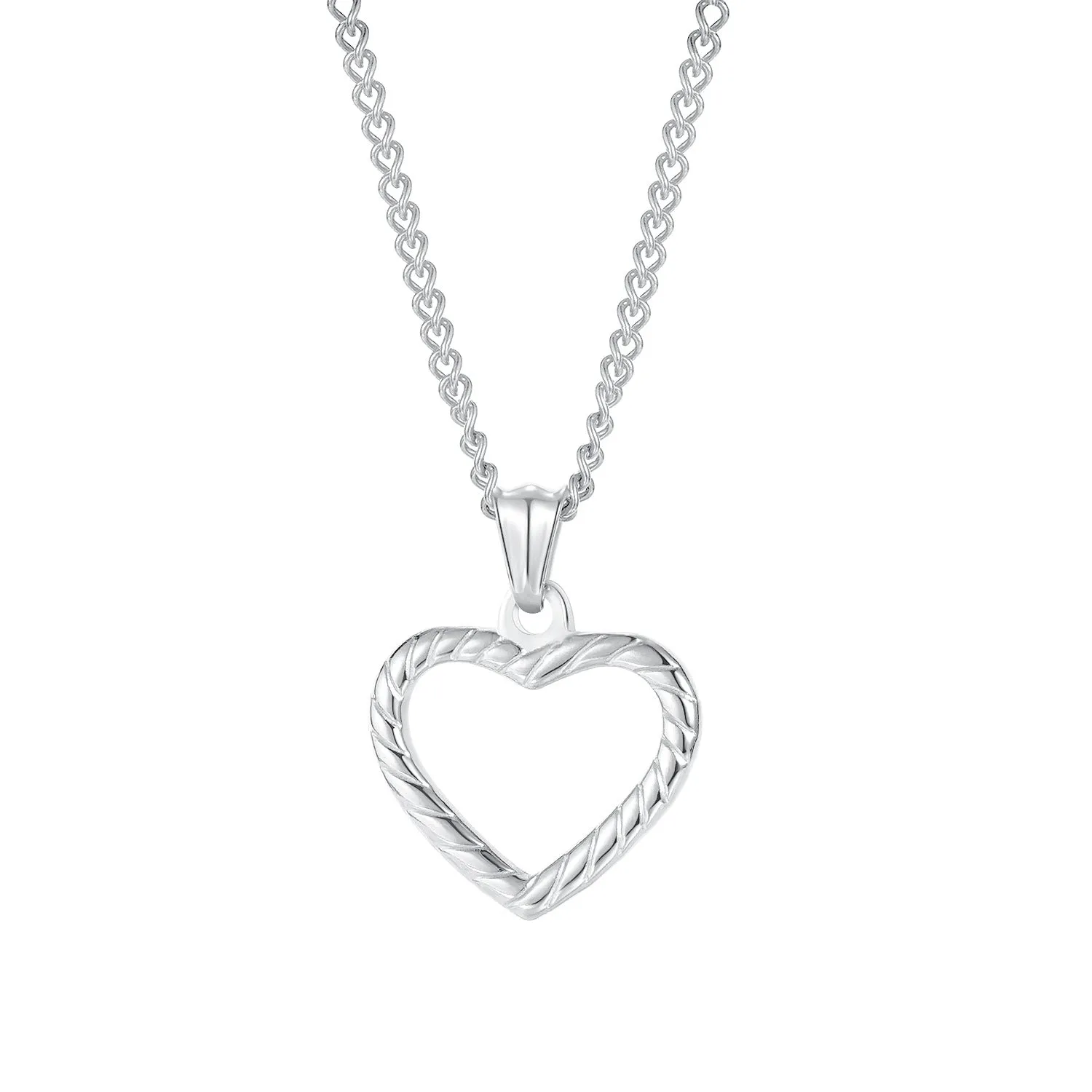 NEHZUS Love Pendant Fashionable And Versatile Stainless Steel Ladies Necklace