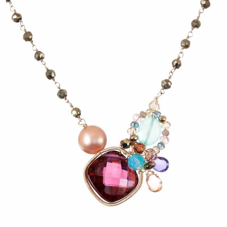 Nellie Boho Signature Gemstone Necklace