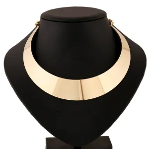 New Fashion Series Alloy Statement Necklace Women Short Necklaces Collares Mujer Chunky Choker Gold Necklace Bijoux