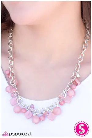 Paparazzi Necklace ~ Catch 22 - Pink