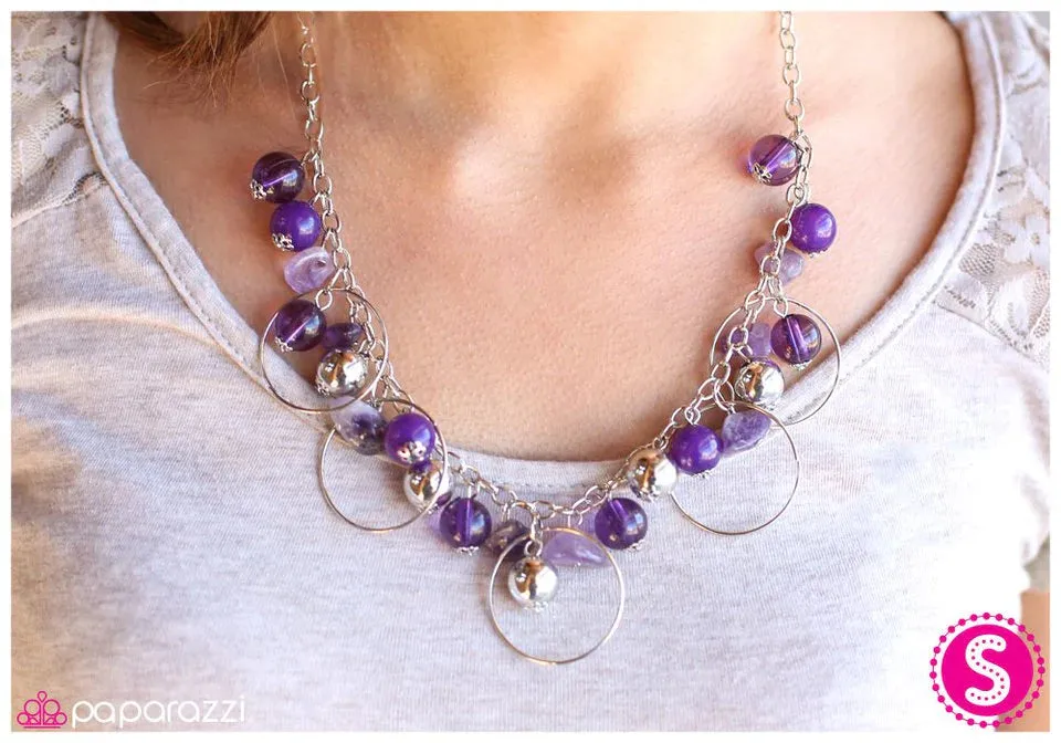 Paparazzi Necklace ~ Mysterious Ways - Purple